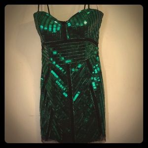 👀 Insane Sherri Hill cocktail Dress Mardi Gras